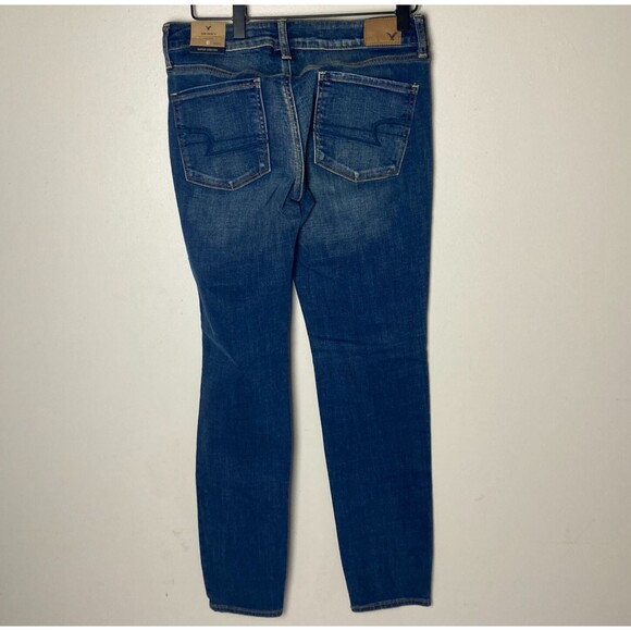 American Eagle Outfitters 2015 NWT Skinny Low Rise Super Stretch Jeans Women's 6 - Picture 4 of 16
